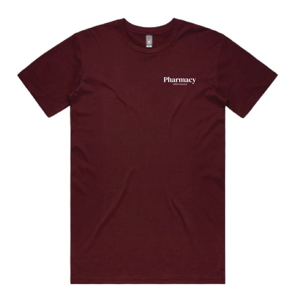 Mens Staple Tee 5001 Burgundy-01